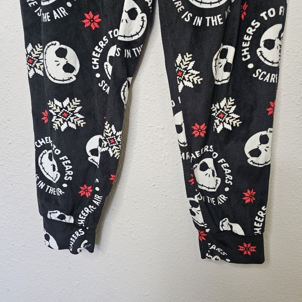 Nightmare Before Christmas Jack Skellington Jogger‎ Pajama Fleece Pant Size M - Picture 4 of 9
